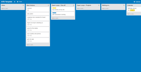 Getting Things Done (with Trello)